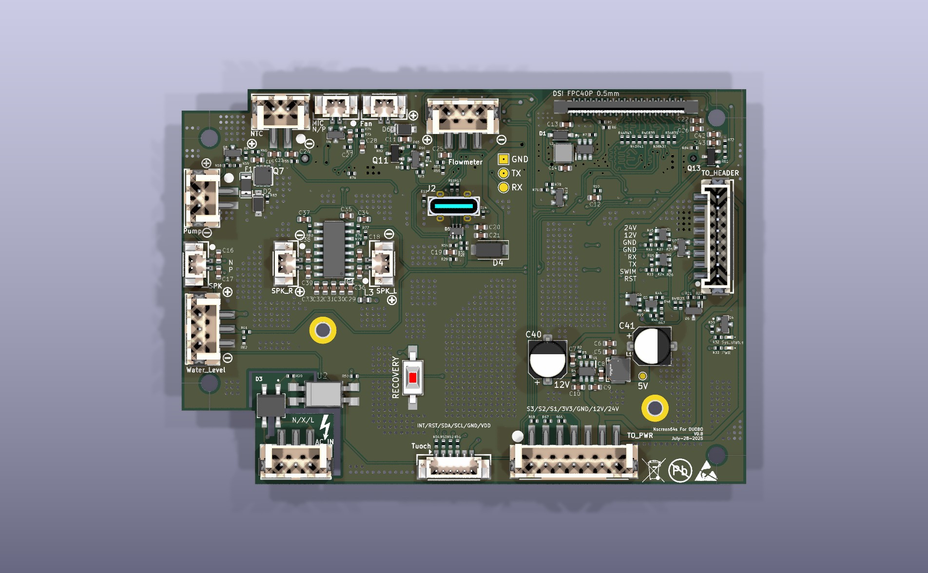 YeaCreate-RK3326s-DUOBO Peripheral board YeaCreate-RK3326s-DUOBO Peripheral board