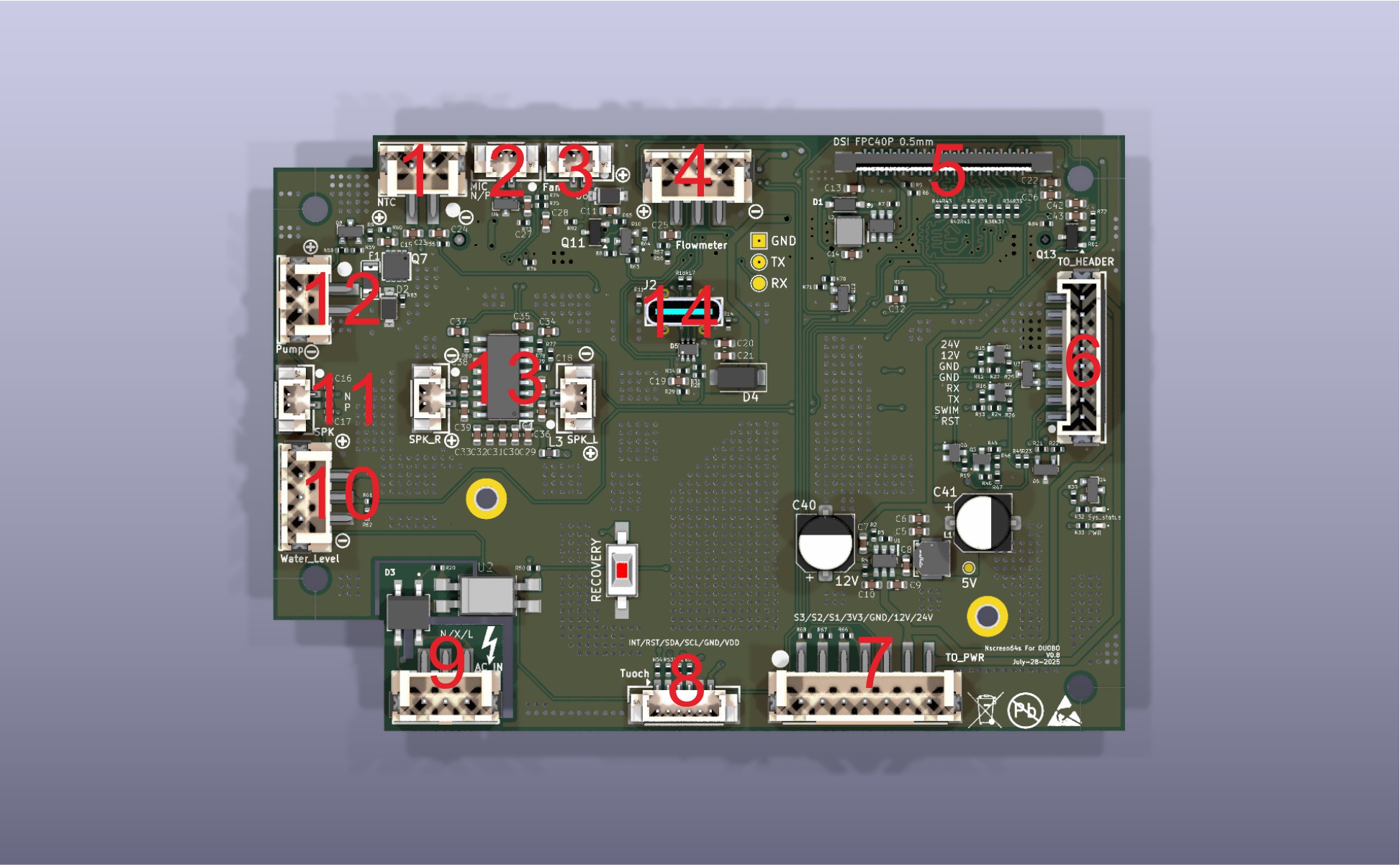 YeaCreate-RK3326s-DUOBO Peripheral board function introduction YeaCreate-RK3326s-DUOBO Peripheral board function introduction